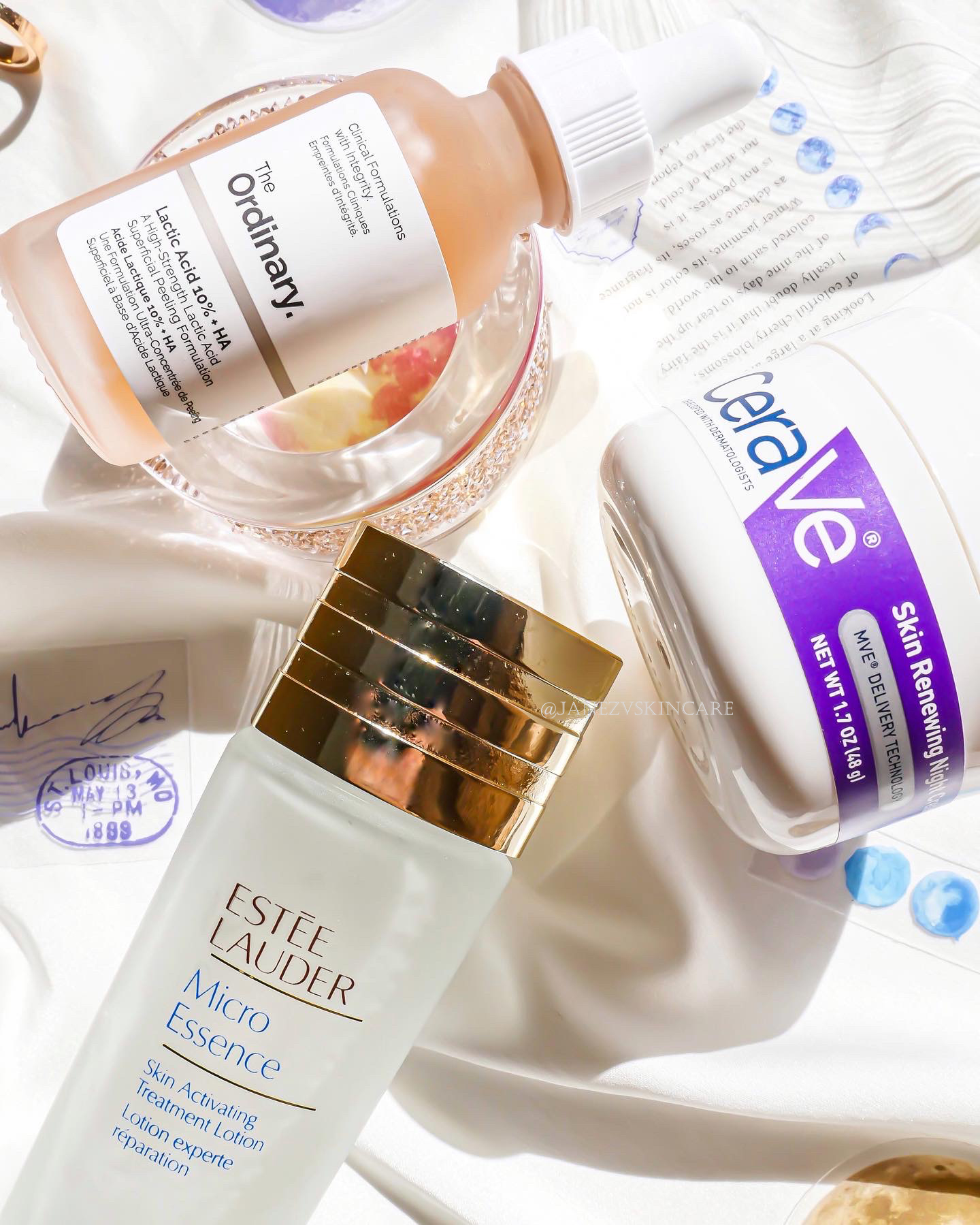 Night Skincare Routine with Lactic Acid: A Hydrating and Smoothening Experience